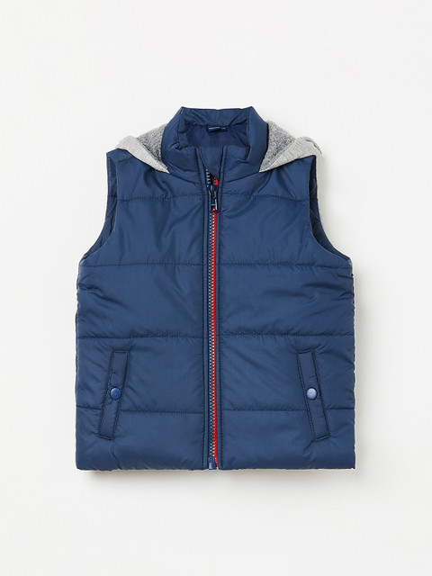 

Juniors by Lifestyle Boys Blue Solid Puffer Jacket