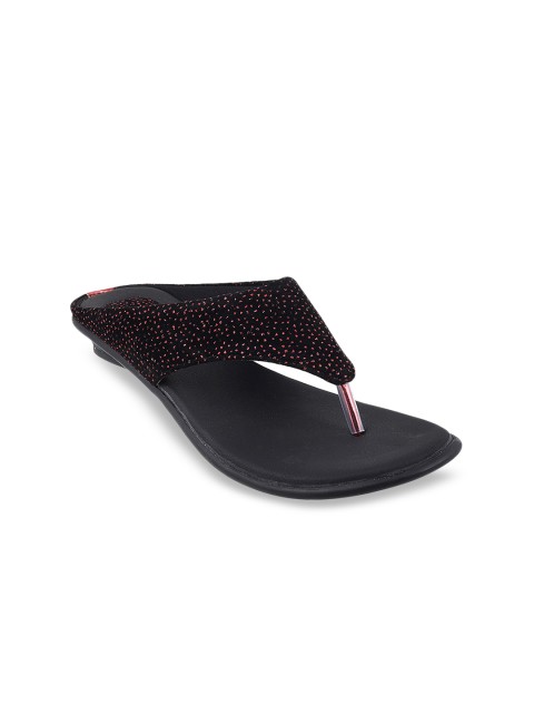 

WALKWAY Women Maroon Solid Sandals
