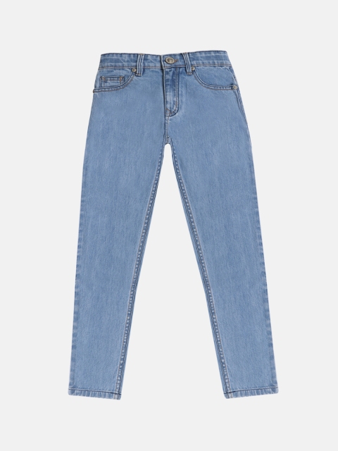 

Lil Tomatoes Boys Blue Straight Fit Mid-Rise Clean Look Stretchable Jeans