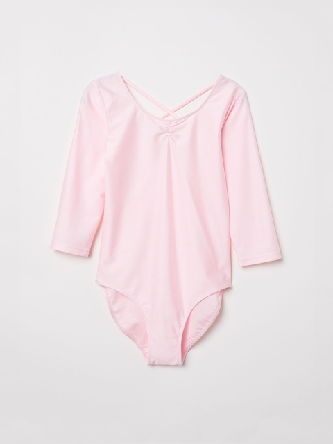 

H&M Girls Pink Solid Leotard