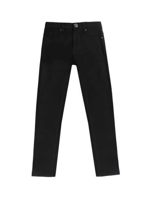 

Lil Tomatoes Boys Black Straight Fit Mid-Rise Clean Look Stretchable Jeans