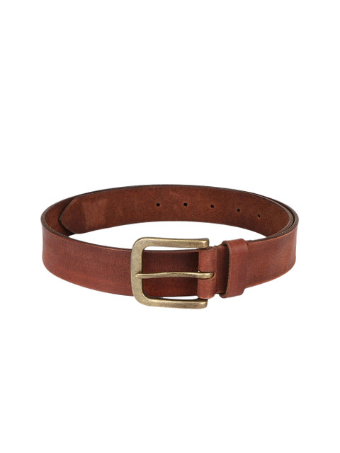 

Aditi Wasan Men Brown Solid Leather Belt