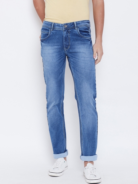 

Octave Men Blue Regular Fit Mid-Rise Clean Look Jeans