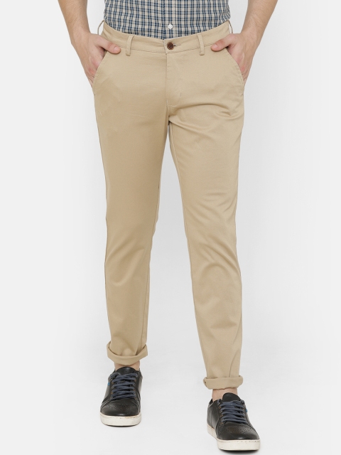 

Bar Harbour Men Khaki Slim Fit Solid Regular Trousers