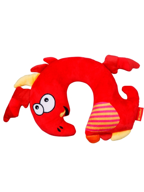 

Travel Blue Unisex Red & Yellow Toby The Dragon Neck Pillow