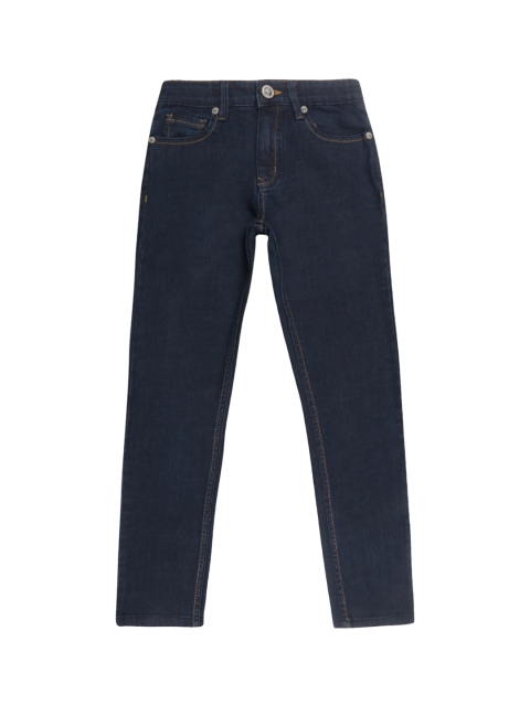 

Lil Tomatoes Boys Blue Straight Fit Mid-Rise Clean Look Stretchable Jeans