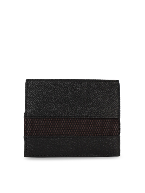 

Paradigm Design Lab Men Black & Brown Solid Two Fold Wallet