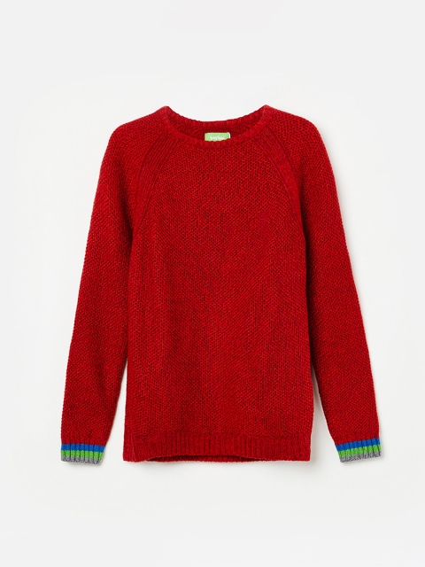 

Bossini Boys Red Solid Pullover Sweater