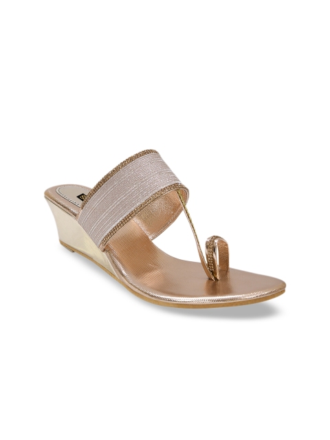 

Shoetopia Women Silver-Toned Embellished Heels