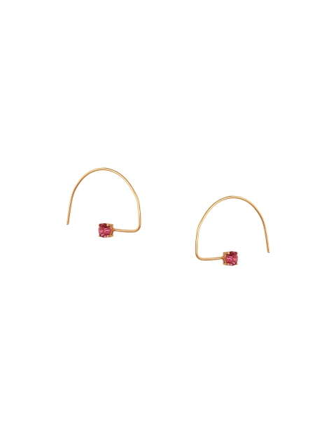 

Zariin Gold-Toned Gold Plated Handcrafted Geometric Studs