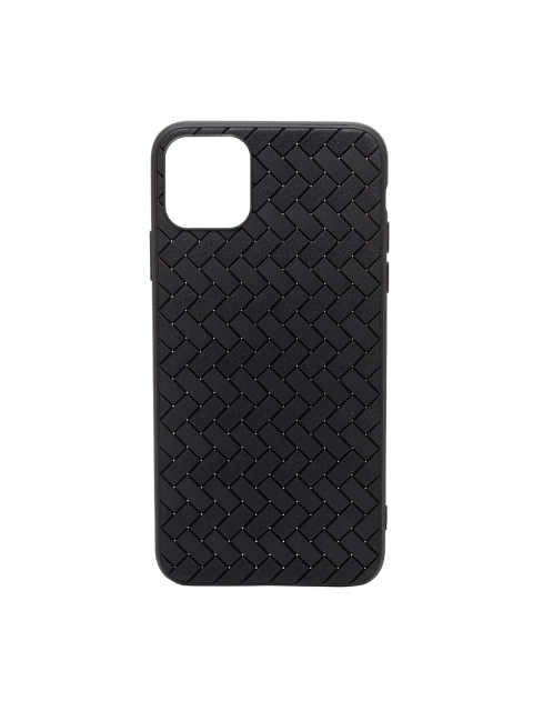 

TREEMODA Black Geometric Patterned iPhone 11 Silicon Case Cover