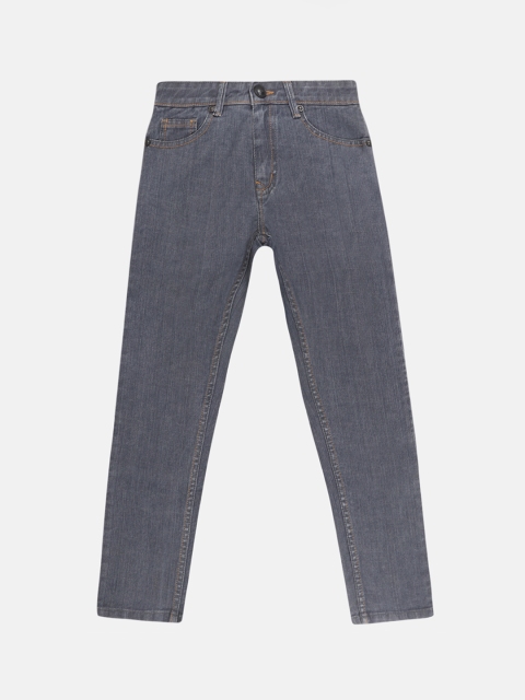 

Lil Tomatoes Boys Grey Straight Fit Mid-Rise Clean Look Stretchable Jeans