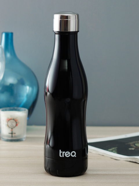 

Treo Black Solid Campa-500 Vaccum Insulated Hot & Cold Stainless Steel Water Bottle 455 ml