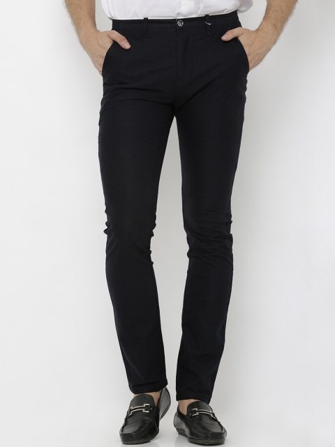 

Rex Straut Jeans Men Blue Comfort Slim Fit Solid Regular Trousers