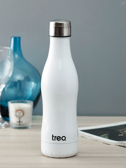 

Treo White Solid Campa-500 Vaccum Insulated Hot & Cold Stainless Steel Water Bottle 455 ml