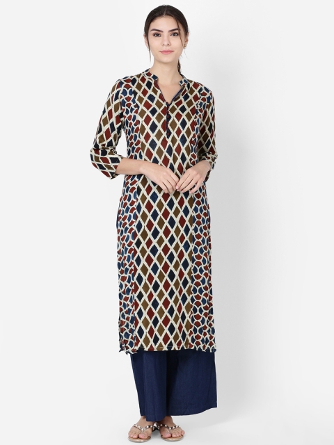 

Soch Women Multicoloured Printed Kurta with Palazzos, Multi