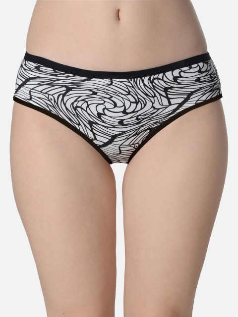 

mod & shy Women Black & White Basic Briefs MU88M