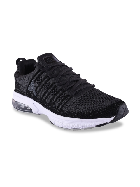 

Action Men Black Synthetic ATL-KNIT Running Shoes