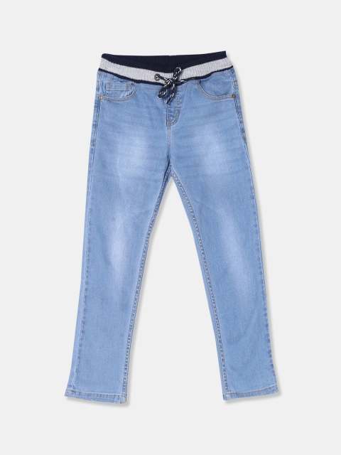 

Cherokee Boys Blue Slim Fit Mid-Rise Clean Look Stretchable Jeans