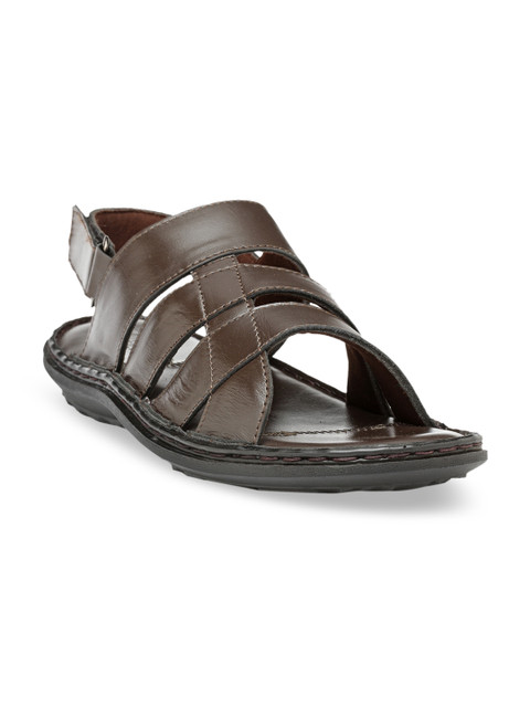 

Teakwood Leathers Men Brown Comfort Sandals