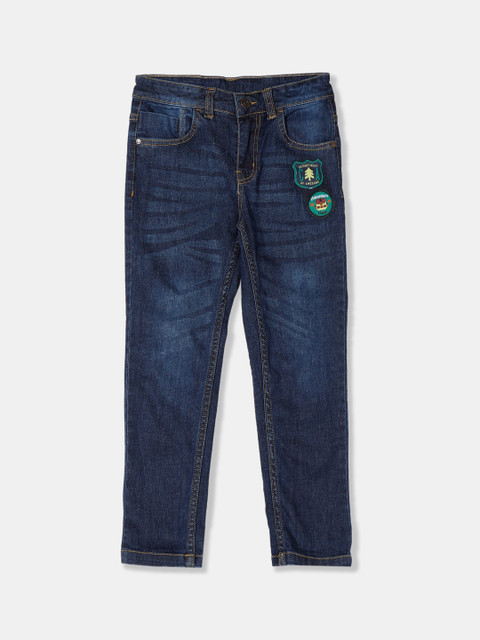 

Cherokee Boys Blue Regular Fit Mid-Rise Clean Look Stretchable Jeans