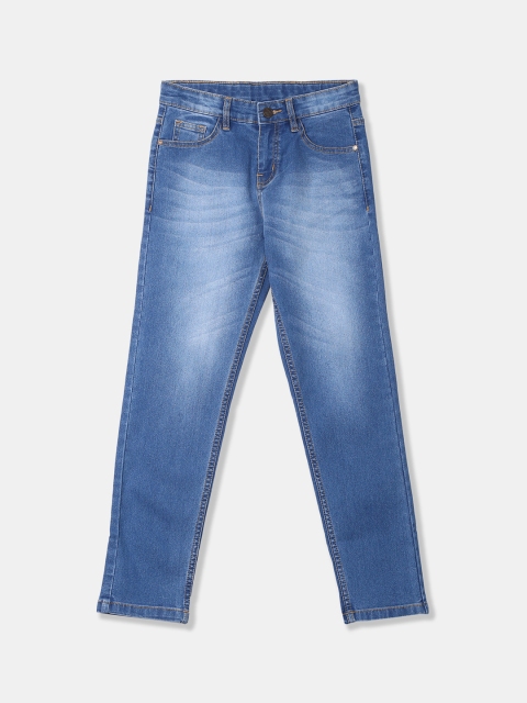 

Cherokee Boys Blue Slim Fit Mid-Rise Clean Look Stretchable Jeans