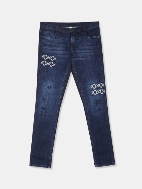 

Cherokee Girls Blue Slim Fit Mid-Rise Clean Look Stretchable Jeans