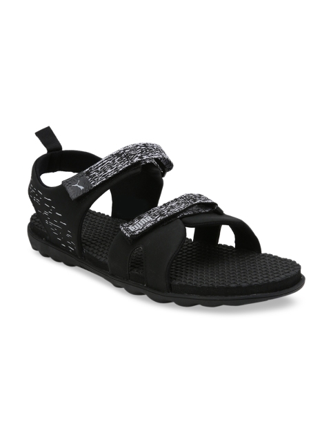 Puma Men Black Sandals