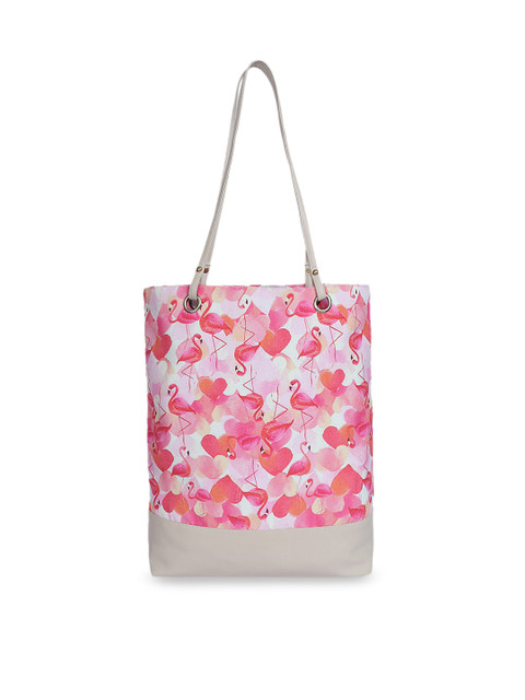 

Lychee bags Pink Printed Tote Bag