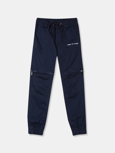 

Cherokee Boys Navy Blue Convertible Joggers
