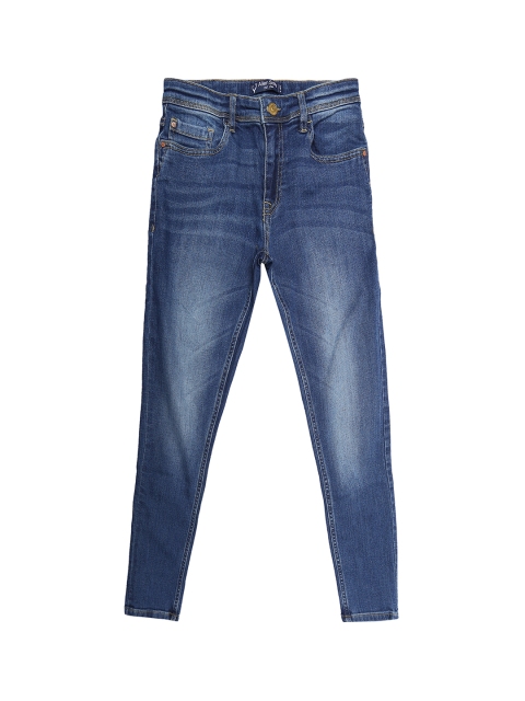 

Allen Solly Junior Boys Blue Regular Fit Mid-Rise Clean Look Stretchable Jeans