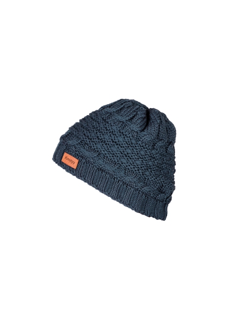 

Knotyy Men Grey Solid Beanie