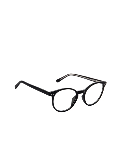 

Cardon Unisex Black Solid Full Rim Round Frames EWCD2390APP8018C1