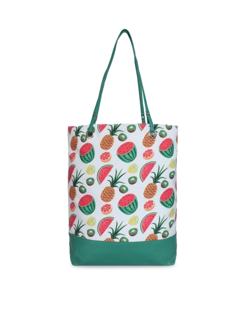 

Lychee bags White & Red Printed Tote Bag
