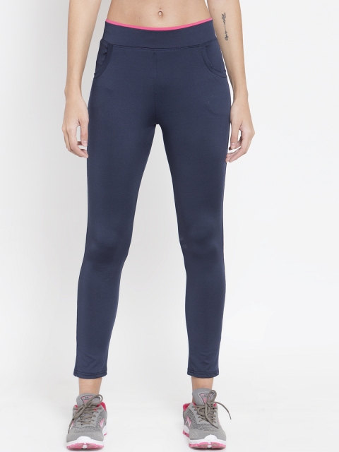 

Clora Creation Women Navy Blue Solid Skinny-Fit Rapid Dry Tights