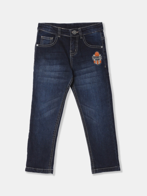 

Cherokee Boys Blue Slim Fit Mid-Rise Clean Look Stretchable Jeans