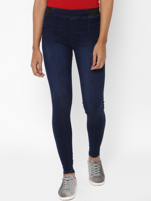 

Allen Solly Woman Blue Slim Fit Denim Jeggings