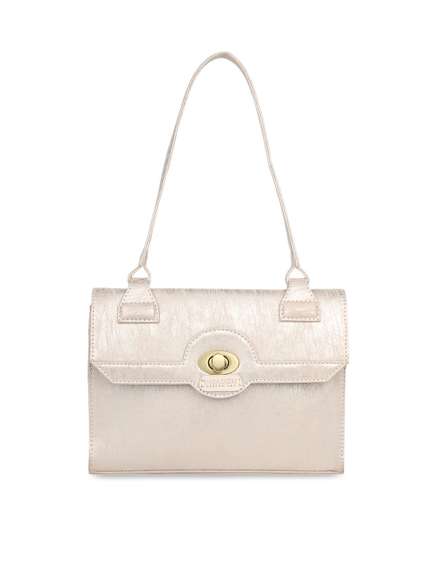

Paradigm Design Lab Silver-Toned Textured Shoulder Bag