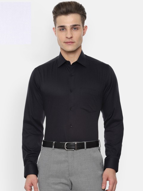 

Van Heusen Men Pack of 2 Regular Fit Solid Formal Shirts, White