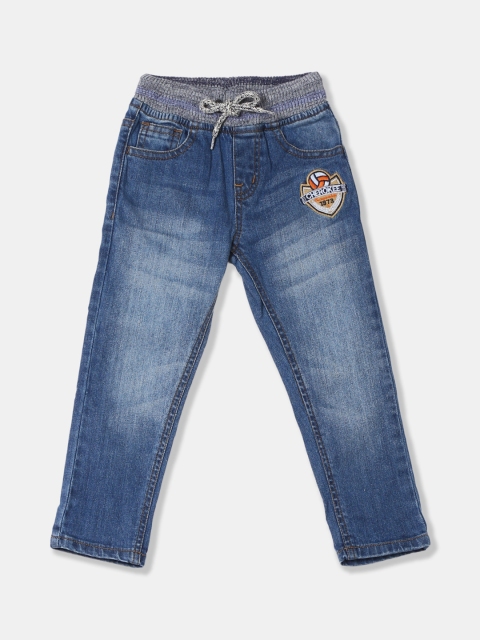

Cherokee Boys Blue Slim Fit Mid-Rise Clean Look Stretchable Jeans