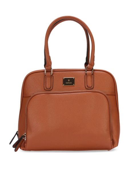 

Van Heusen Woman Brown Solid Handheld Bag