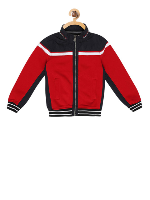 

Octave Boys Red & Black Colourblocked Sweatshirt