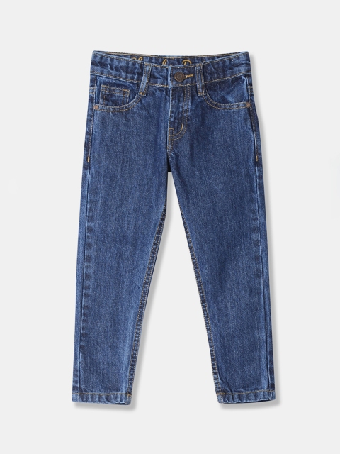 Cherokee Boys Blue Slim Fit Mid-Rise Clean Look Jeans