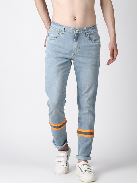 

Blue Saint Men Blue Slim Fit Mid-Rise Clean Look Jeans