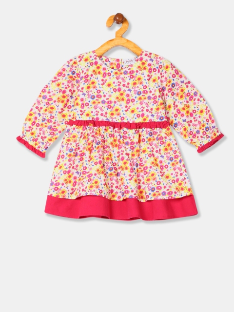 

Donuts Girls Red Printed Fit and Flare Dress