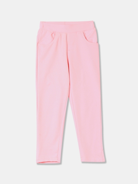 

Cherokee Girls Pink Solid Jeggings
