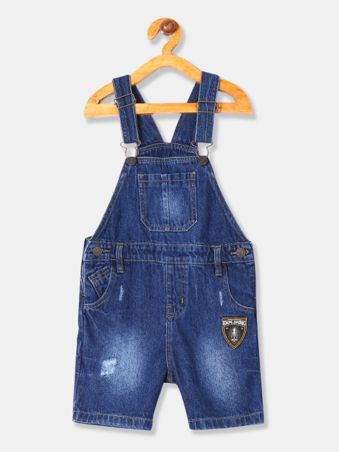 

Cherokee Boys Blue Washed Denim Pure Cotton Dungaree