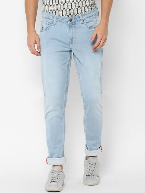 

SIMON CARTER LONDON Men Blue Slim Fit Mid-Rise Clean Look Stretchable Jeans