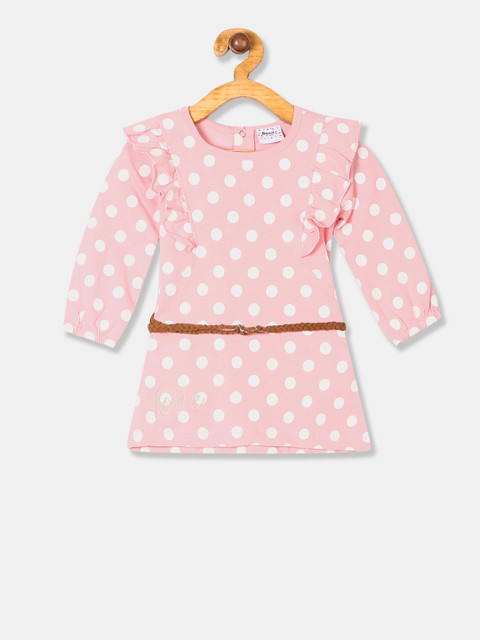 

Donuts Girls Pink Printed T-shirt Dress
