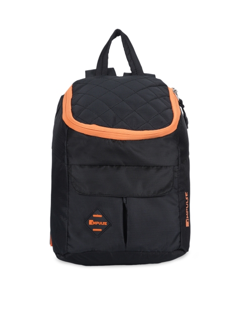 

Impulse Kids Black Solid Backpack